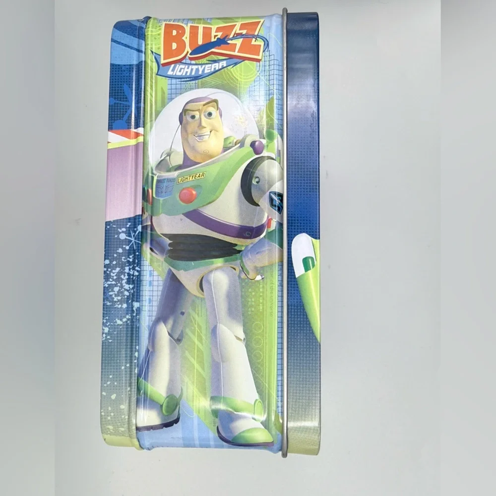 Toy Story Buzz Lightyear metal tin lunch box Disney Pixar vintage nostalgia